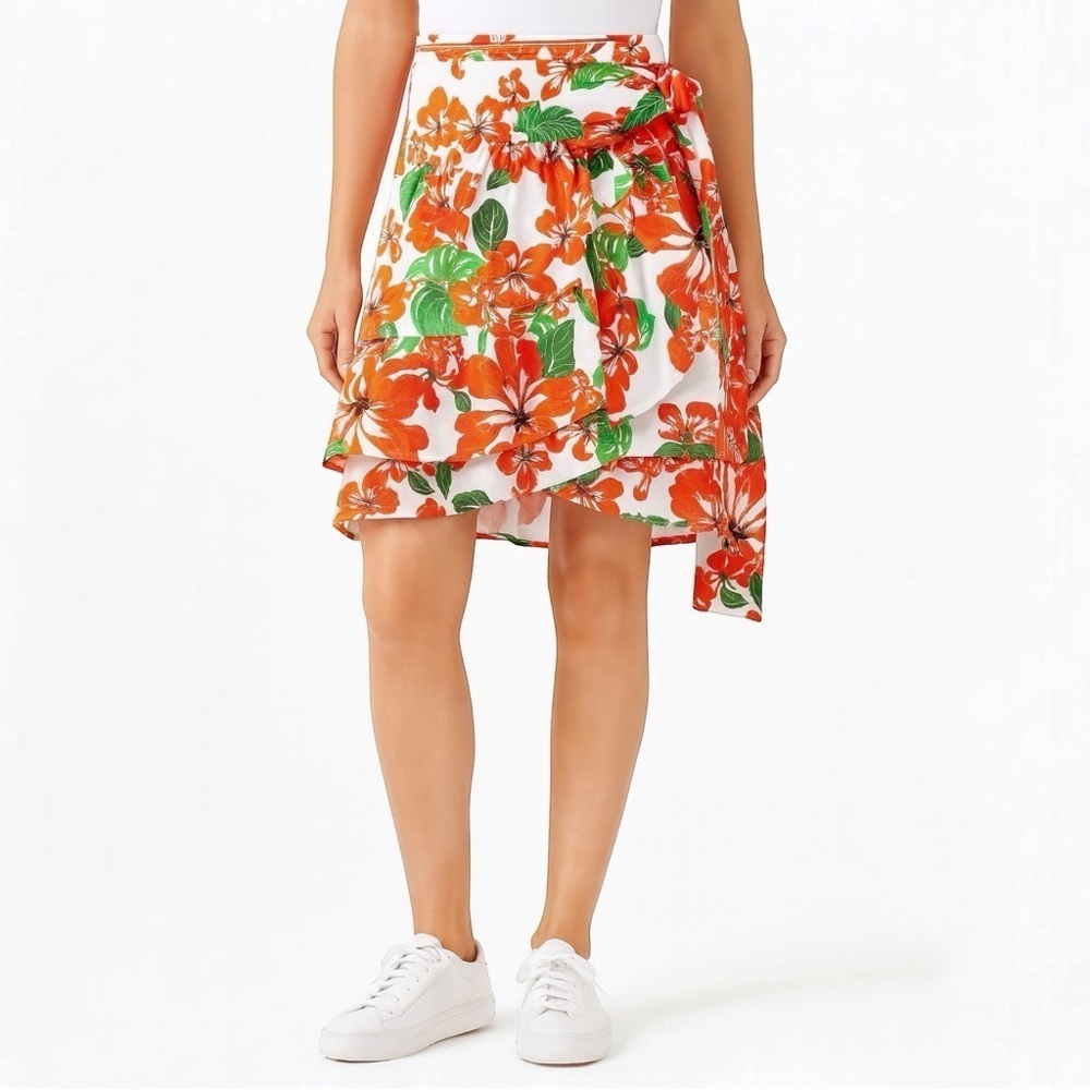 MARISSA WEBB Milos Print‎ Wrap Skirt